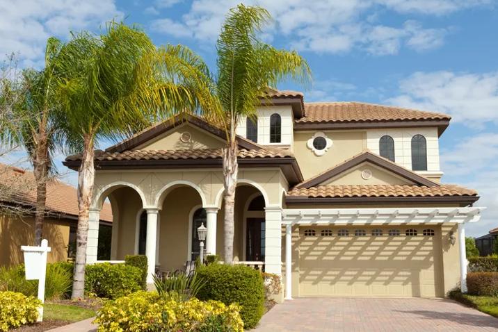 Mediterranean-style two-story home remodel